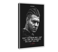 Vikings TV Series Poster Ivar The Boneless Quotes Canvas Poster Wall Art Decor Print Picture Paintings for Living Room Bedroom Decoration 24x36inch(60x90cm)