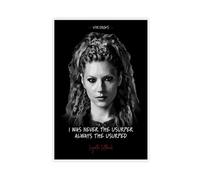 Vikings TV Series Poster Lagertha Lothbrok Quotes 0 Canvas Poster Wall Art Decor Print Picture Paintings for Living Room Bedroom Decoration 20x30inch(50x75cm)
