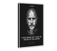 Vikings TV Series Poster Ragnar Lothbrok Quotes 2 Canvas Poster Wall Art Decor Print Picture Paintings for Living Room Bedroom Decoration 20x30inch(50x75cm)