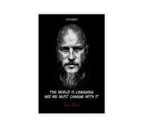 Vikings TV Series Poster Ragnar Lothbrok Quotes 3 Canvas Poster Bedroom Decor Landscape Office Room Decor Gift 12x18inch(30x45cm)