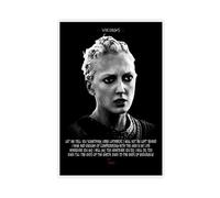 Vikings TV Series Poster Torvi Quotes Canvas Poster Wall Art Decor Print Picture Paintings for Living Room Bedroom Decoration 12x18inch(30x45cm)