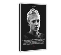 Vikings TV Series Poster Torvi Quotes Canvas Poster Wall Art Decor Print Picture Paintings for Living Room Bedroom Decoration 12x18inch(30x45cm)
