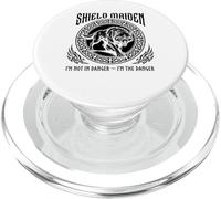 Vikings Viking Fenrir Shieldmaiden Lagertha Shield Maiden PopSockets PopGrip for MagSafe
