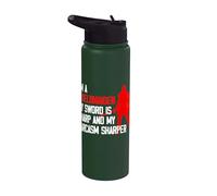 Vikings Viking Fenrir Shieldmaiden Lagertha Shield Maiden Stainless Steel Insulated Water Bottle