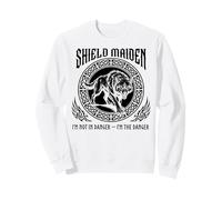 Vikings Viking Fenrir Shieldmaiden Lagertha Shield Maiden Sweatshirt