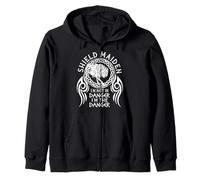 vikings viking fenrir shieldmaiden Lagertha shield maiden Zip Hoodie