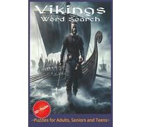 Vikings Word Search Puzzle Book: Word Searches with Easy to Read Print about Vikings, Norse Mythology, Norsemen and More | 6x9 inches, 110 pages | 50+ ... … Gift for Vacations, Holidays and Relaxation