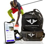 Vikingstrength - 360° Resistance Running Training Bungee Band (Waist) for Speed, Fitness Agility, Speed Strength - Gym Equipment for Football, Basketball, Crossfit, Solo or Partner