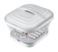 VIKINGTREAT Collapsible Heated Foot Spa Bath with Massage Rollers & Bubbles | Bubble and vibration massage, adjustable temperature control and a foldable, portable foot soak tub for home use
