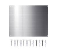 VIKIO HOME Kitchen Wall Shield - 24x30 Inch Stainless Steel Stove Backsplash for Easy Setup, Stove Backsplash Protector for Wall, Pre-Drilled Holes