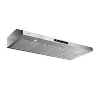 VIKIO HOME Range Hood 42 Inch Under Cabinet, 900CFM Stainless Steel Kitchen Stove Vent Hood, Touch/Gesture Control, 3 Speed Exhaust Fan, LED Lights, Reusable 5-Layer Aluminum Filters