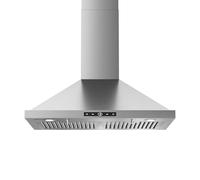 VIKIO HOME Wall Mount Range Hood 30 inch, 580 CFM, Ducted/Ductless Convertible, Stainless Steel Kitchen Vent Hood with 3-Speed Fan and LED Lights