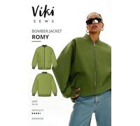 Vikisews Romy Bomber Jacket XS-XL Sewing Pattern - Women's Jacket