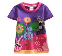 VIKITA Little Girls Cute Flower Long Sleeve T-Shirt Top S328 3Y