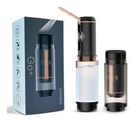 VIKKEN® 300ml Go+ max Portable Travel Bidet USB-Type C Electric Rechargeable Mobile Handheld Water Sprayer Personal Hygiene Self Care for Women & Men, Pink Trim