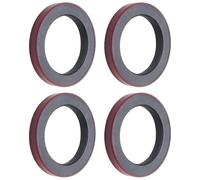 VIKKSAER 091023 4Pcs Trailer Axle Oil Seal 3.125x4.506, Oil Bath Only | 3.125x4.506 inch size, Replaces 010-056-00, Oil bath axle only, Fit for 10K 12K 15K axles, 4 pack NBR rubber