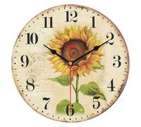 VIKMARI Unusual Kitchen Wall Clock, Silent Bathroom Clock 12 Inch