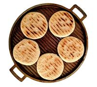 VIKO Budare Pro Grill Arepas precurado 26cm 10.2" Griddle vikogrills Gauchogrillx® Hecho en Venezuela