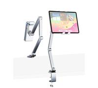 VIKOBESS iPad Mount for Desk Aluminum Alloy Tablet Mount Foldable Overhead Arm Stand with 360°Rotate Base Fits for 4.7-15.6" Screen Phone,Kindle,Fire HD,Monitor,iPad,Galaxy Tab Series
