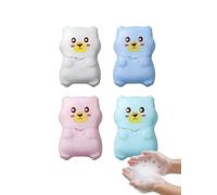 Vikrami lighting 4 PCS Box Mini Portable Disposable Travel Paper Soap Sheets Scented Slice Sheets Travel Soap Paper Travels Soaps Sheet Portable Soaps Flakes Box for Home Travels Camping Hiking