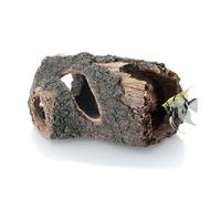 Vikrami lighting Aquarium Large Fighting Fish Wooden Resin Hollow Tree Trunk Decoration Artificial Wooden Fishs House Cave Woodens Small Fishs Hidden Landscape Crafts (S)