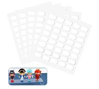 Vikrami Lightning 1000pcs Clear Tack Putty, Double Sided Adhesive Dots, Removable Gel Glue Tacky Stickers Wax Clear Mounting Putty Sheets, Puttys, Posters, Kitchen, Party