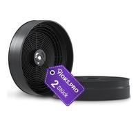 Viоks.pro 2 x round filters for cooker hood replacement for AKPO 90 | Carbon filter activated carbon filter for exhaust hood WK-4 Dandys Rustica WK5 WK7 WK-Light