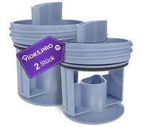 Viоks.pro 2x Lint Sieve Washing Machine Replacement for Siemens Bosch 00647920 | Lint strainer, replaces 00602008 00605010, for Askoll drain pump in dryer series 8 iQ500 iQ700 and much more