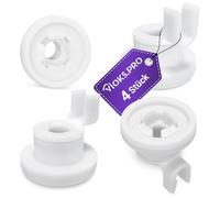 Viоks.pro 4x Dishwasher Wheels Basket Dishwasher Replacement for Bosch 424717 00424717 481252878025 C00481565 424090 Basket Wheels Dishwasher - Wheels for Dishwasher Basket Upper Basket Dishwasher
