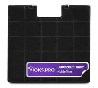 Viоks.pro Filter for Extractor Hood 300 x 280 mm Replacement for Gorenje 180177 AH004 Amica KF17134 KH17101 KH17106 Baumann FWK300 Carbon Filter Cooker Hood - Odour Filter Active Carbon Filter