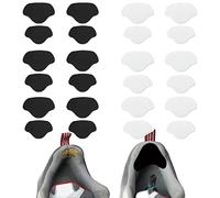VIKSAUN 12 Pairs Sneaker Repair Patch, Self-adhesive Shoe Heel Patch, Shoe Heel Patch Prevention Patch for Most Types of Shoes and Seats, Sports Shoes Heel Protection, Large and Small (10 Pairs)