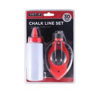 Viktor 30M Chalk Line Set With 100G Chalk, Builders Line Marker Tool