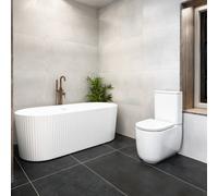Viktor Benson Corina Fluted 1700 X 750mm Freestanding Bath