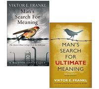 Viktor E Frankl Collection 2 Books Set (Man's Search For Meaning, Man's Search for Ultimate Meaning)