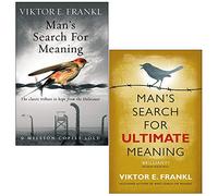 Viktor E Frankl Collection 2 Books Set (Man's Search For Meaning, Man's Search for Ultimate Meaning)