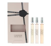 Viktor & Rolf FlowerBomb Gift Set 10ml FlowerBomb EDP + 10ml FlowerBomb Ruby Orchid EDP + 10ml FlowerBomb Nectar EDP