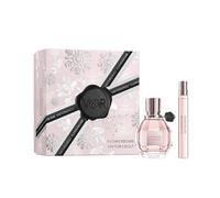 Viktor&Rolf - Flowerbomb Eau de Parfum - Women's Perfume Travel Holiday Gift Set - Floral & Woody - With Notes of Rose, Peony & Patchouli - Full Size Perfume, 1.7 Fl Oz, Travel Size Perfume, 0.3 Fl Oz