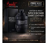 Viktor & Rolf Spicebomb Dark Leather EDP 150ml Spray For Men New Sealed