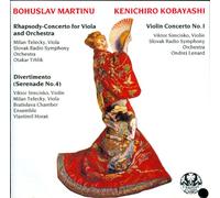 Viktor Simcisko - Martinu: Divertimento, Rhapsody / Kobayashi: Violin Concerto No.1 (UK Import)