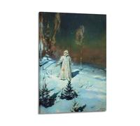 Viktor Vasnetsov Artist's Snow Maiden Poster 16x24inch | Printed art reproduction wall art for living room bedroom office study studio library reading room hallway and gallery wall