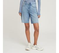 Viktoria Bermuda Shorts Raw Edge - Light blue - Women 33