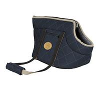 Viktoria Dog Bag. Dark blue/ light blue. 26 × 29 × 50 cm