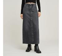 Viktoria Snaps Long Skirt - Grey - Women 30