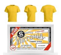 HOPS Viktoria Textile Dye, 10g (59 Colors), Machine Washable - Fabric Paints, Clothing Dyeing, Dyes Cotton, Linen, Silk, Wool, Viscose, Nylon, Satin, Wood, Plastic