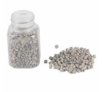 Vikye 1000PCS Hair Extension Rings Silicone Lining Beads Loops for Human Hair Extensions 5 Colors Comfortable Installation (Beige)
