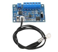 Vikye 12V 24V Adjustable PWM Fan Speed Controller, 19.7in Cable PC CPU Case Fan Temperature Control PC Fan Speed Controller for 2 3 4 Wire Fan