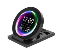 Vikye 2.8Inch Round LCD IPS Module, PC Sub Display for AIDA64 PC CPU RAM HDD Data, Monitor Compatible for Windows for Linux for RasPi