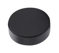 Vikye 2 Colors Metal 5pcs C Mount Rear Lens Cover Cap 25mm Dust Prevention for Lens Storage and Maintenance (Black)