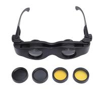 Vikye 3X Opera Binocular Glasses, Portable Hands-Free Binoculars HD Lens, Multipurpose Folding Eyeglasses for Concerts Theater Opera Bird Watching Sports