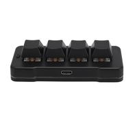 Vikye 4 Key Keypad, RGB Lighting, Blue Mechanical Switch Wired USB Gaming Keyboard, 9 Customization Keys Fit for Computers